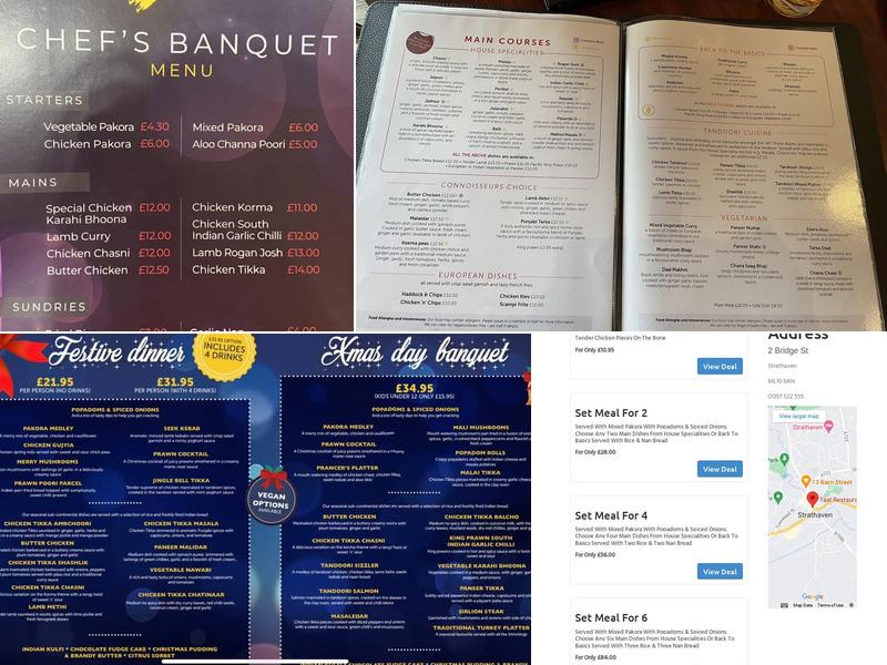 Taal Restaurant Menu