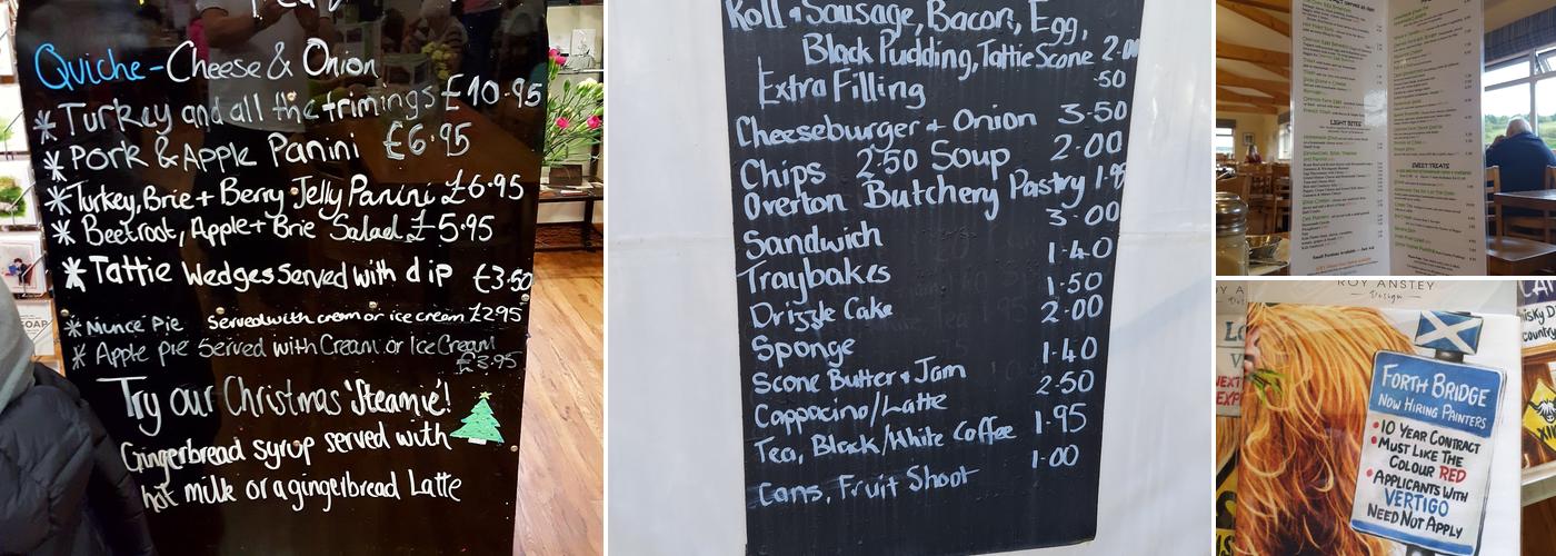 The Oven at Overton Farm Menu