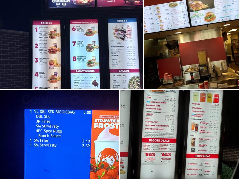 Wendy's Menu
