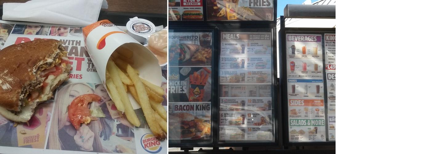 Burger King Menu