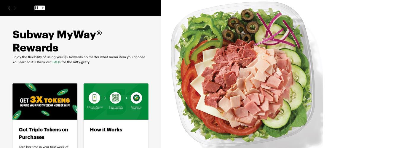 Subway Menu