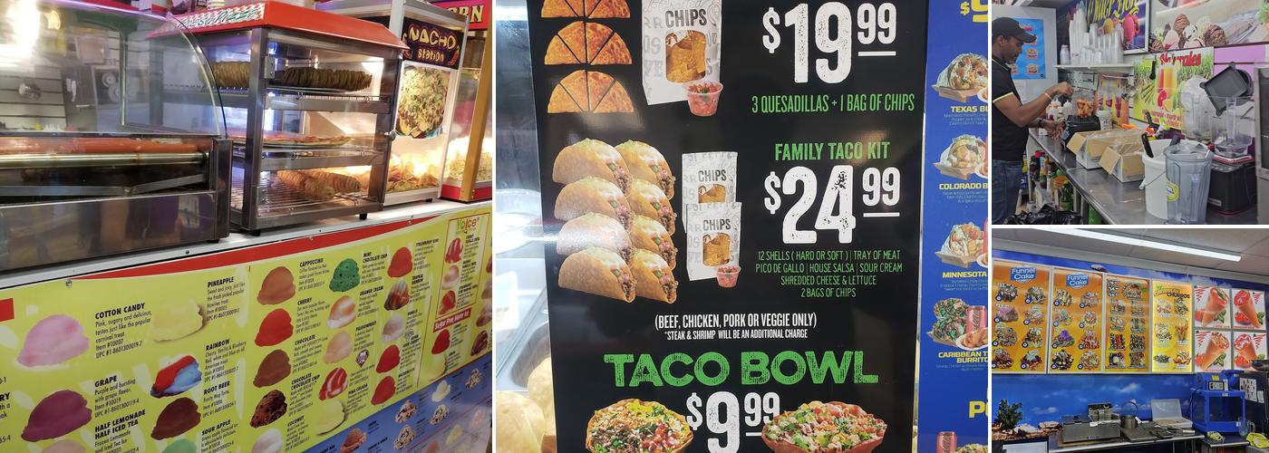 Caribbean Express Grill & Ice Cream Menu