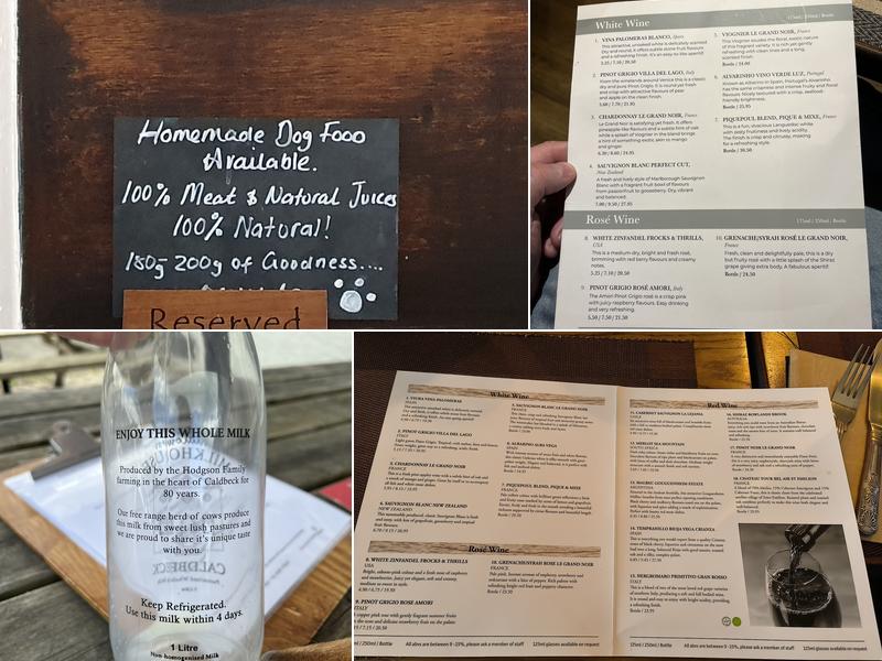 The Oddfellows Arms Caldbeck Menu