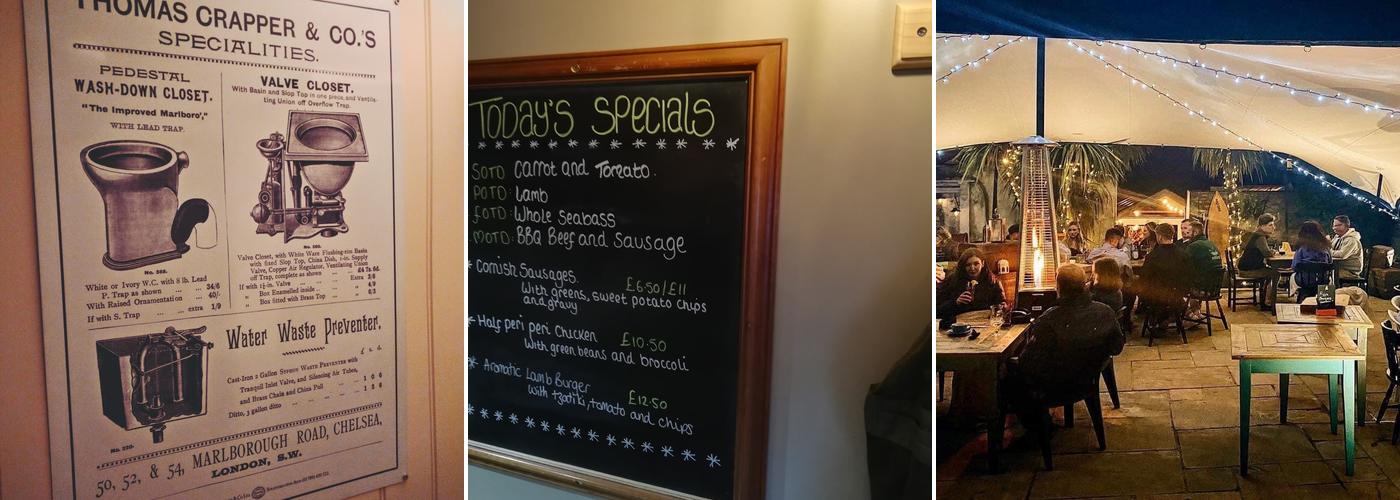 The Cornish Arms Menu