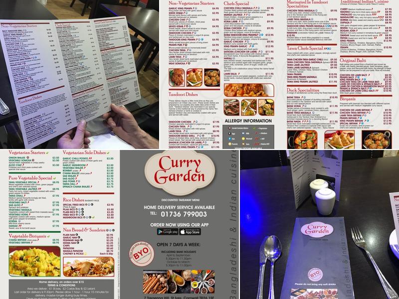 Curry Garden Menu