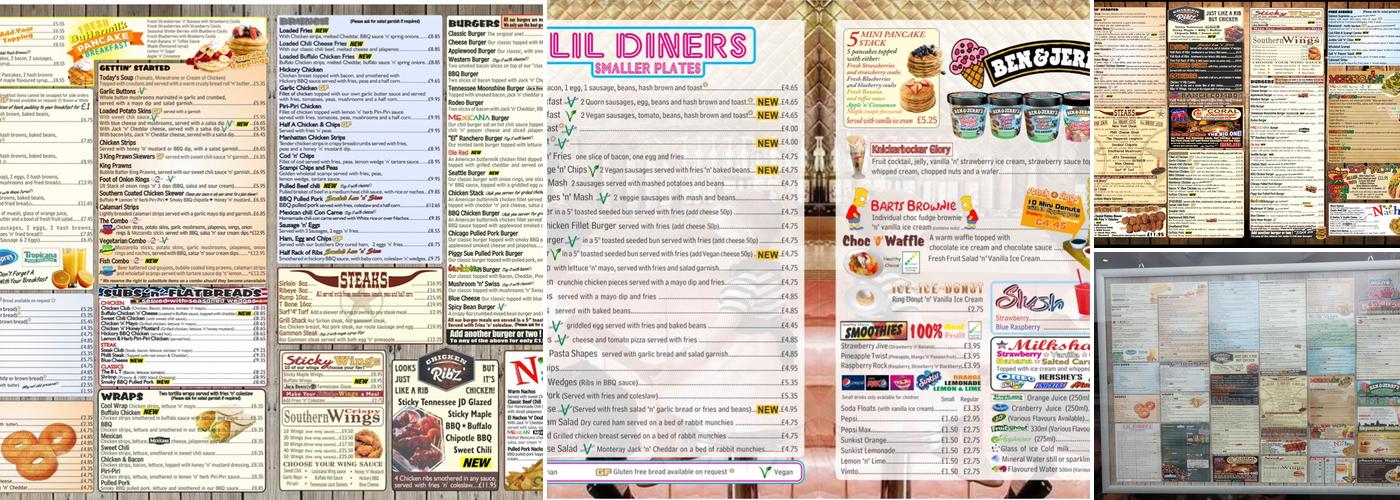 Route 39 Menu