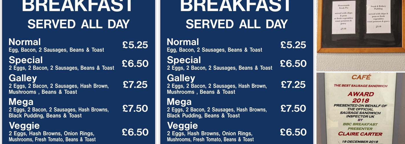 The Galley Café Menu