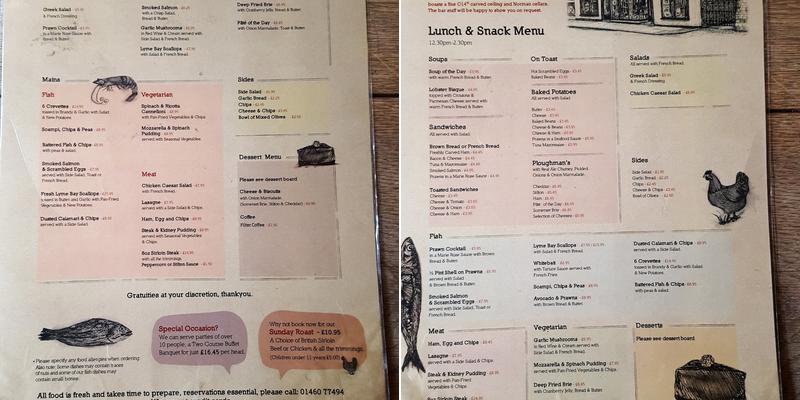 Oscar’s Wine Bar Menu