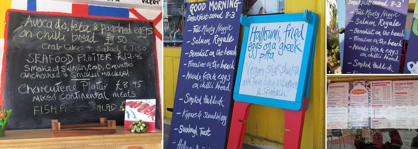 The Beach House Cafe Menu