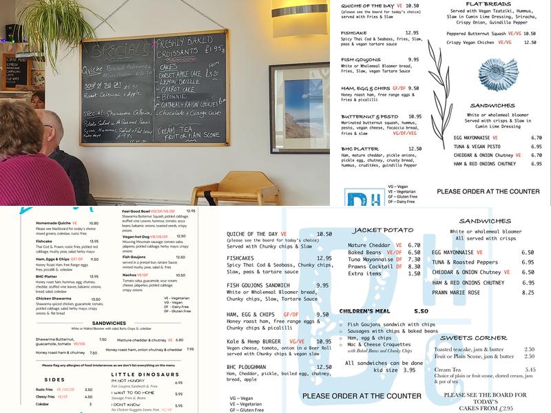 The Bank House Cafe Menu