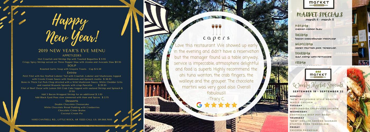 Market At Capers Menu