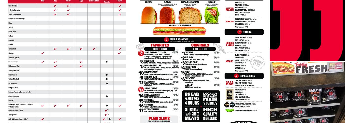 Jimmy John's Menu