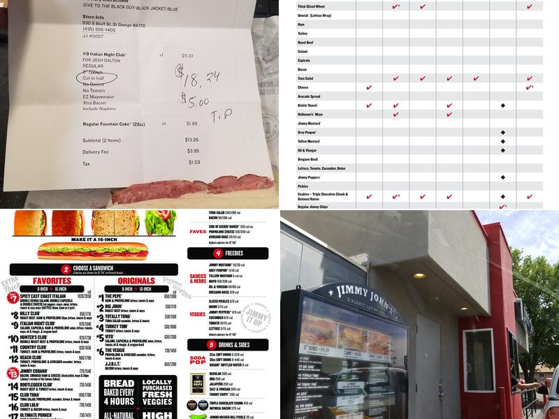 Jimmy John's Menu