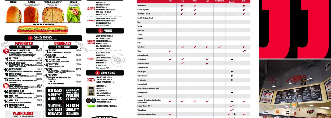 Jimmy John's Menu