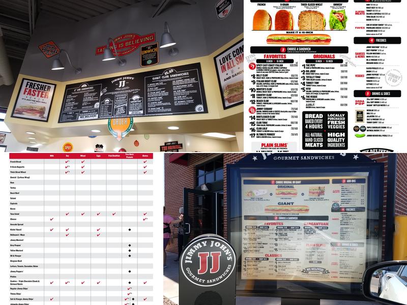 Jimmy John's Menu