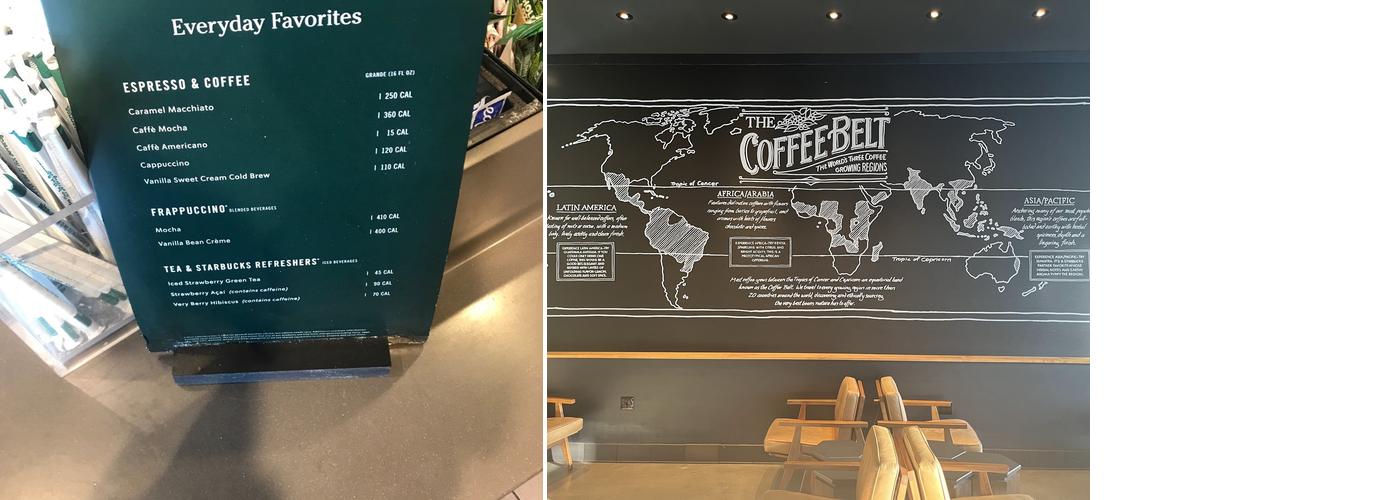 Starbucks Menu