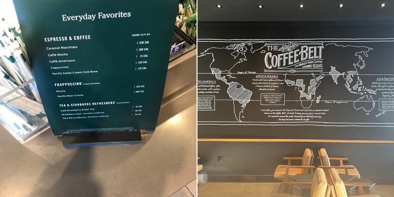 Starbucks Menu