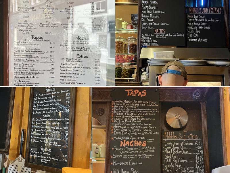 The Square Orange Café Menu