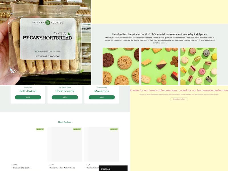 Kelleys Kookies - Stanton Menu