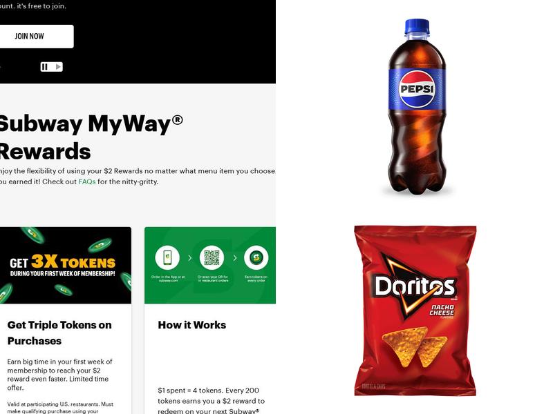 Subway Menu