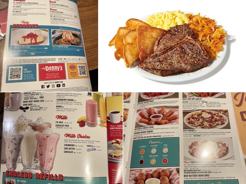 Denny's Restaurant Menu