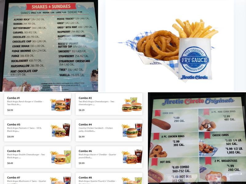 Arctic Circle Menu