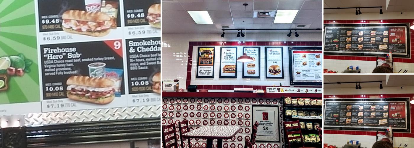 Firehouse Subs Red Rock Commons Menu
