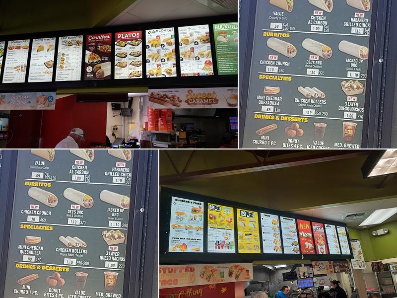 Del Taco Menu