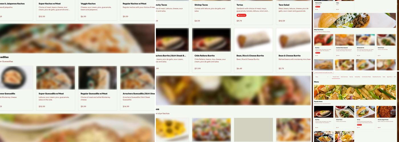 Panaderia Lupita Menu