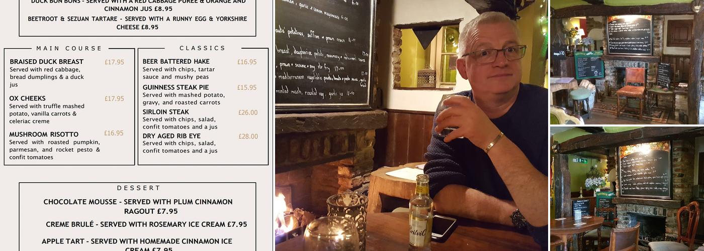 The Castle Arms Inn Menu