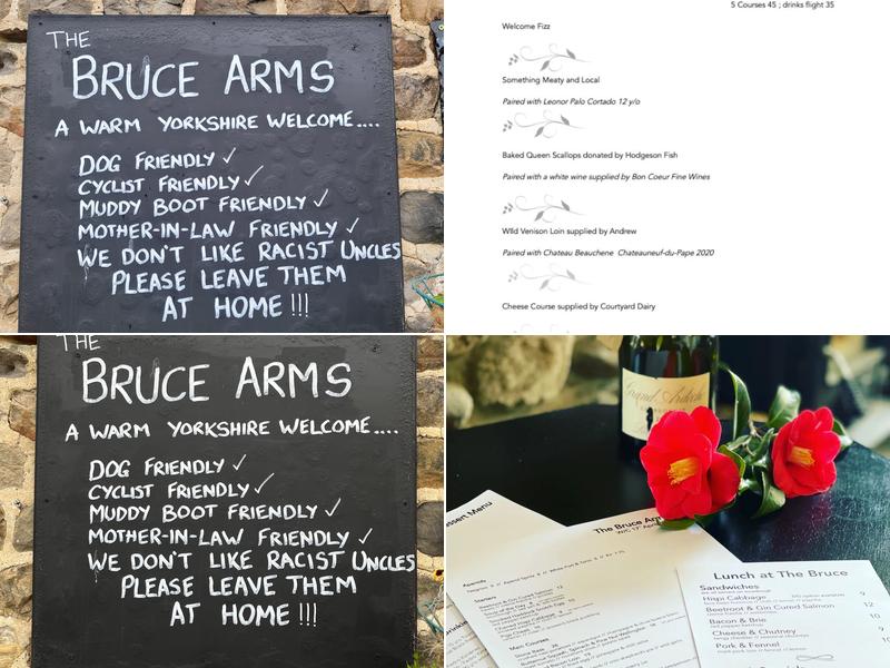 The Bruce Arms Menu
