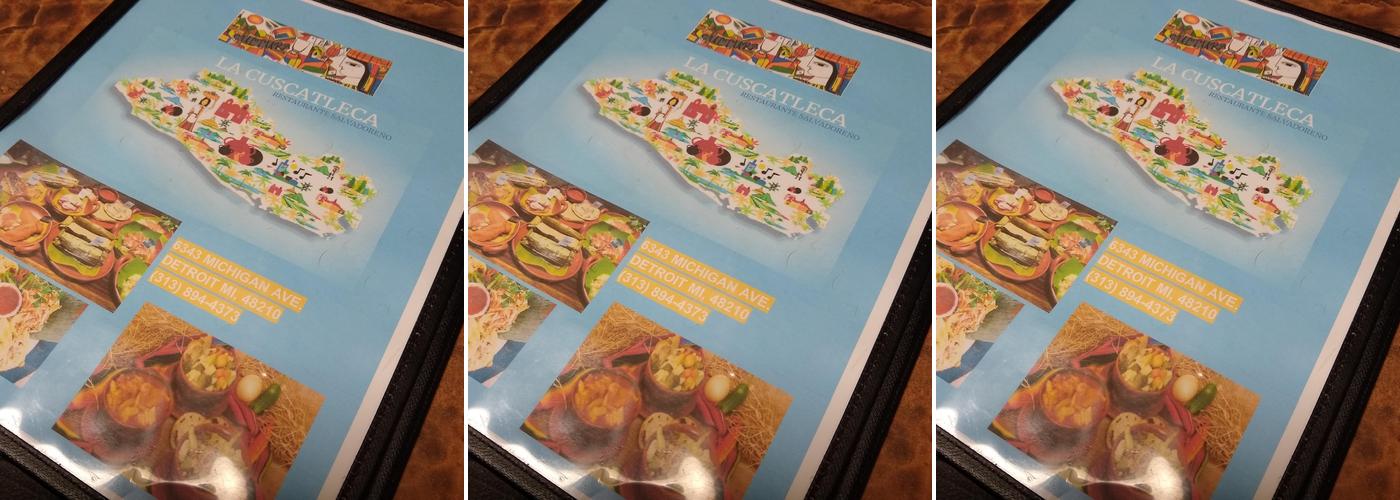 La Cuscatleca Inc Menu