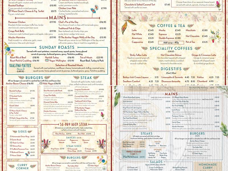 The Anchor Menu