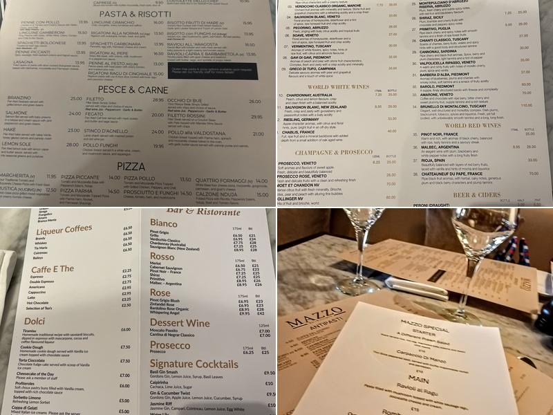 Mazzo Menu