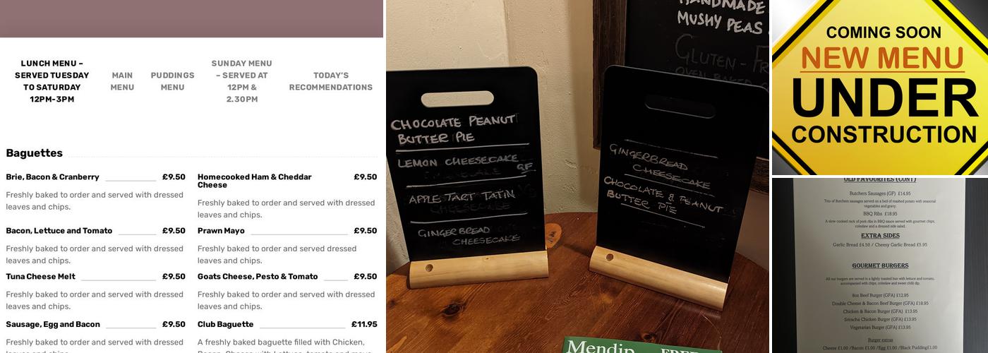 The Somerset Wagon Menu