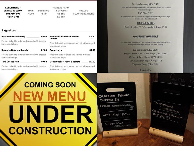 The Somerset Wagon Menu