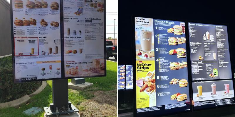 McDonald's Menu