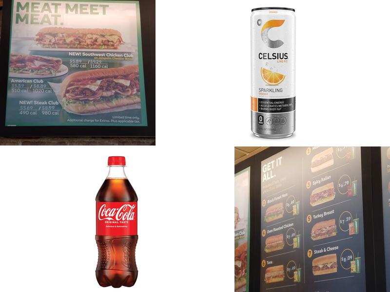 Subway Menu