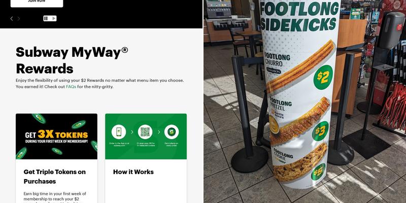 Subway Menu