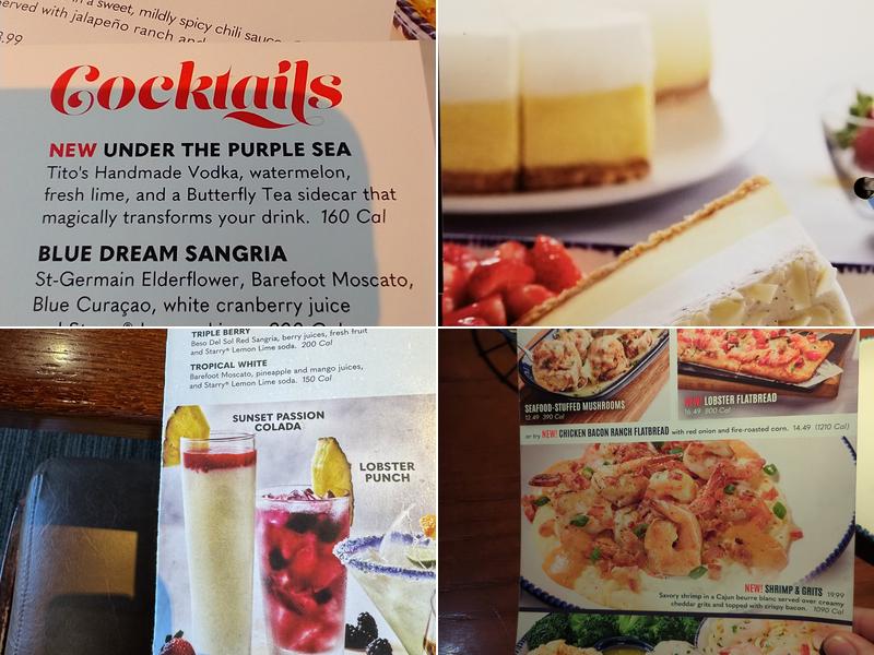 Red Lobster Menu