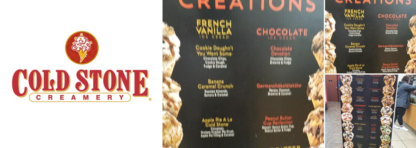 Cold Stone Creamery Menu