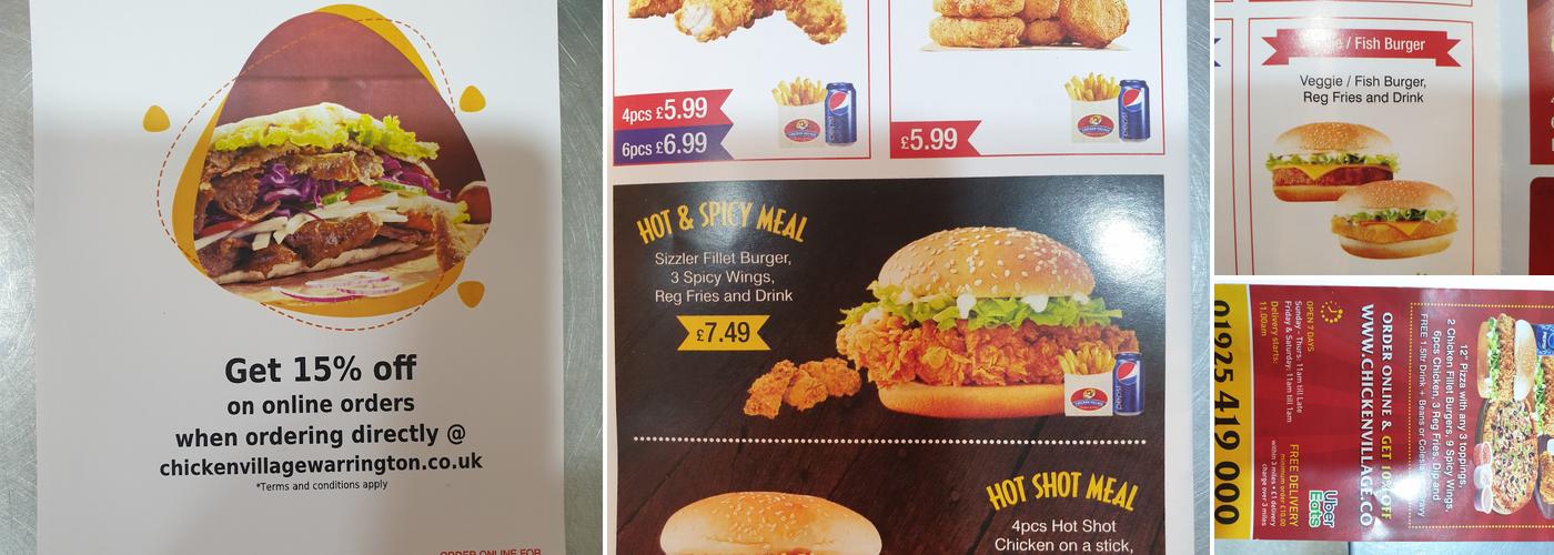 Chicken Village Menu