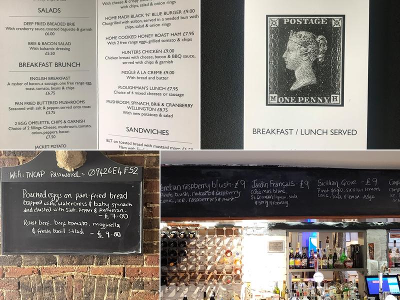 The Queens Head Menu