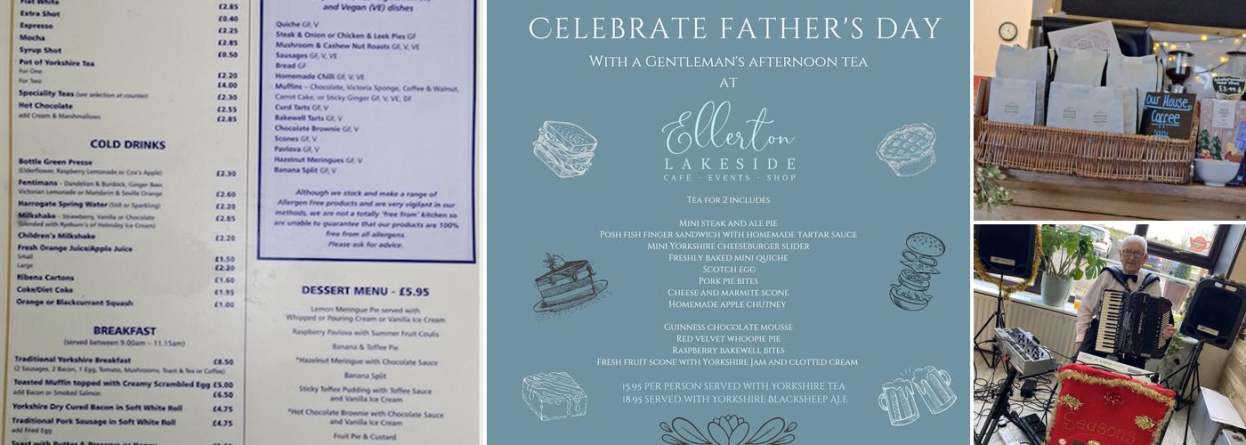 Ellerton Lakeside Cafe Menu