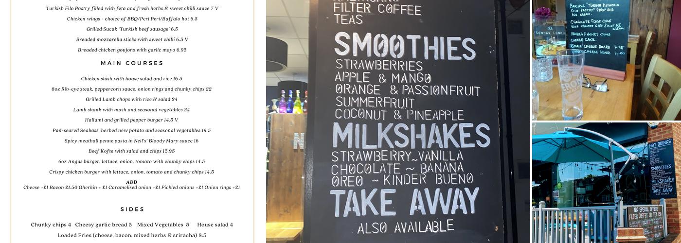 Neils Bar & Kitchen Menu