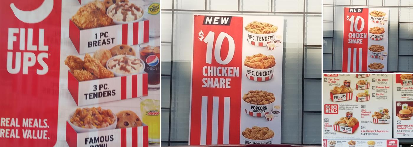 KFC Menu