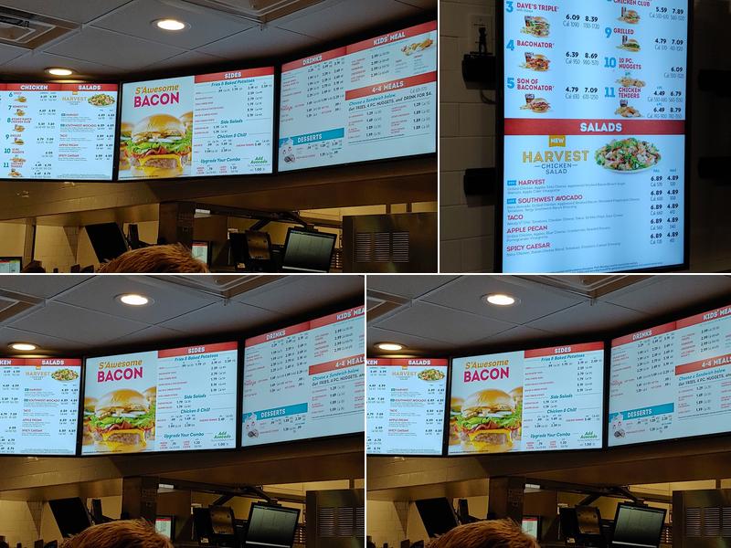Wendy's Menu