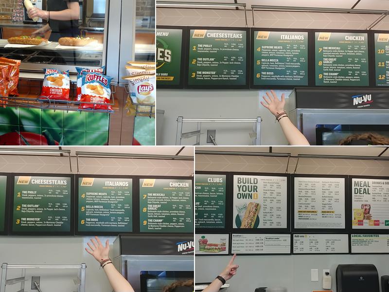 Subway Menu