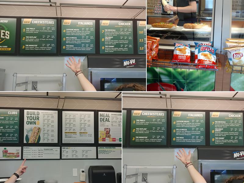 Subway Menu