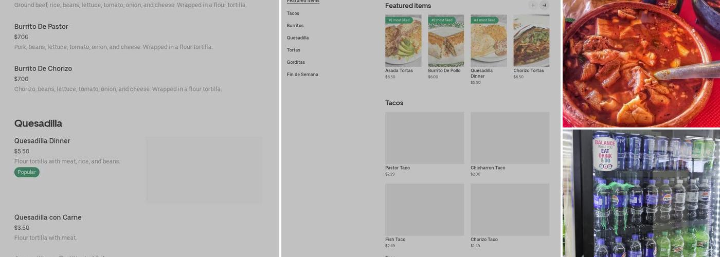 3 Amigas Menu
